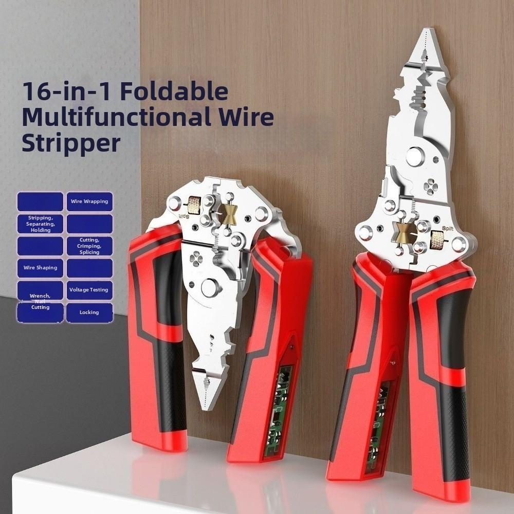 Rechargeable Wire Stripping Pliers Foldable Electrician Pliers Electrician Tool