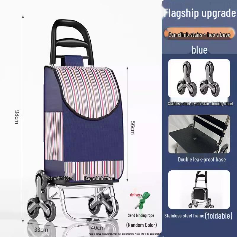 Portable Folding Shopping Trolley