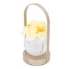Crystal Flower Lamp Dimmable LED Artificial Flower Touch Light Rechargeable Decorative Light for Bed