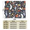 Cute Sharks Blanket Quality Warm  Bedding Throws Winter Travel Office Living Room Novelty Bedspread