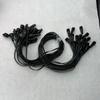xConnect Type BLACK Flat 18AWG 3 Core Waterproof Extension Cable,one End with Male,the Other End with Female