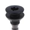 Marine Boat Abs Plastic Thru Hull Fitting Connector For 5/8, 3/4,1,1‑1/8 In Hose Boat Drain Outlet Bilge Pump Plumbing Fittings