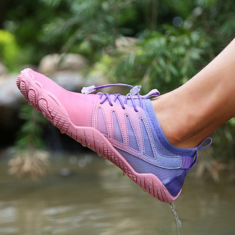 35-47 Unisex rychleschnoucí silikonová měkká podrážka Pětiprsté plavecké boty Velké boty na sledování řeky Boty na jógu Fitness