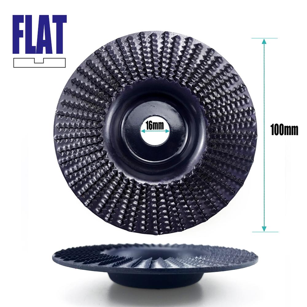 100mm Plane Bevel Angle Grinding Wheel 16/22mm Aperture Rotary Disc Sanding Woods Carving Tool Abrasive Disc for Angle Grinder