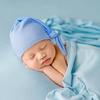 1Pc Baby Girls Soft Kids Gifts Fashion Newborn Headwear Handmade Cotton Clothing Decoration Caps Skin-friendly Knot Infant Hats