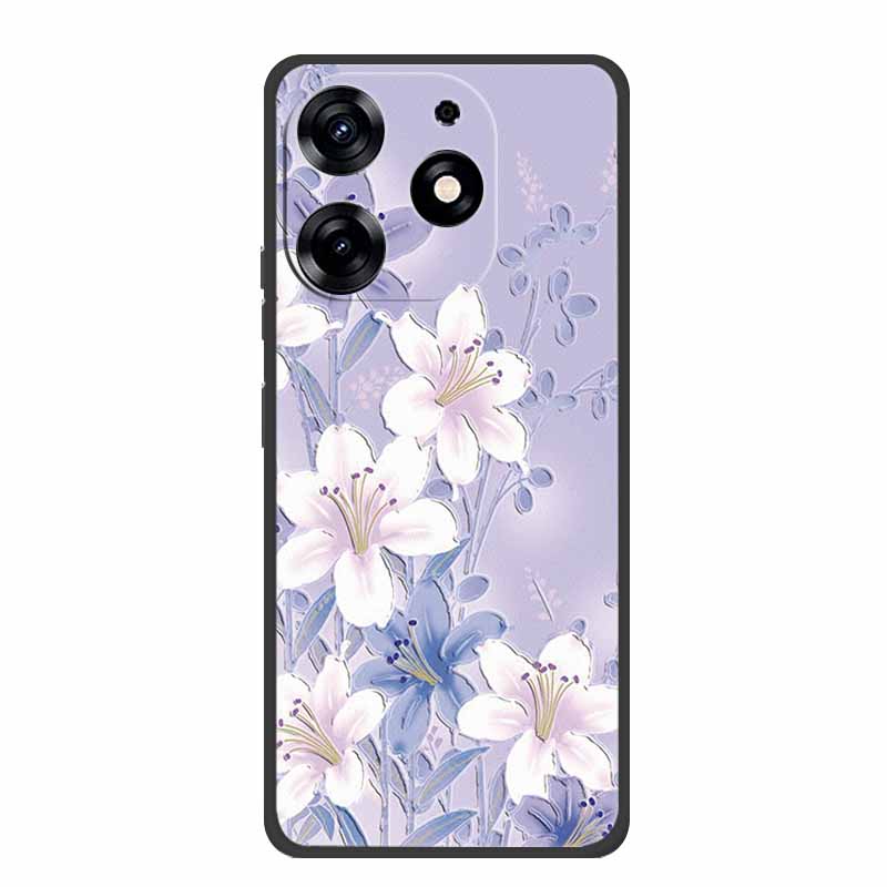 3D Emboss Case For Realme C61 Phone Case Relief Flowers Shockproof Silicone Soft Coque For Realme C61 Back Cover Case RealmeC61