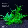 Plantas Artificiais Subaquáticas de Plástico Aquário Tanque de Peixes Aquático Arbusto Falso Grama Aquática Verde Decoração de Simulação de Visualização