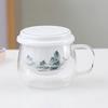 Shangqi Landscape Glass Tea Infuser Mug