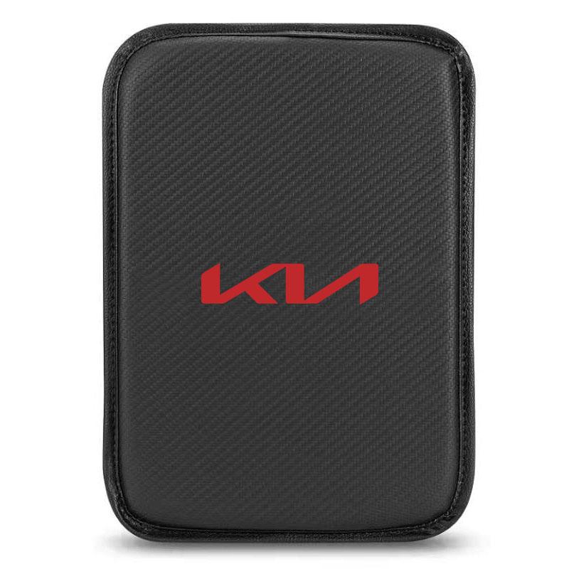 Car Armrest Box Mats Leather Center Console Covers Interior Accessories For KIA Cerato Sportage R K2 K3 K5 K6 K7 K8 RIO 3 4 Sorento Picanto