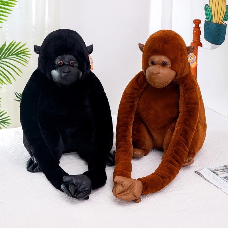 55cm Dschungel Gorilla Plüschtier King Kong Affenpuppe Kinder Weihnachtsgeschenk Puppe Stoffpuppe Kuscheltiere Stofftier Stich