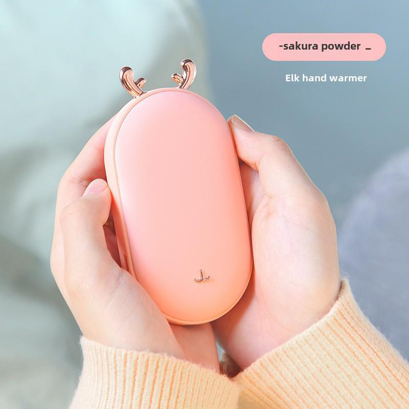 Dual-Purpose 10,000 mAh Hand Warmer with Cross-Border Mini Space Number Display