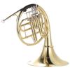Bb Single French Horn 3 Key Brass Gold Lacquer Single-Row Split French Horn Wind Instrument with