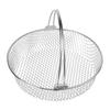 Food Preparation Oven Steamer Mesh Basket Comfortable Handle Air Fryer Accessory Accessory 304 Stainless Steel