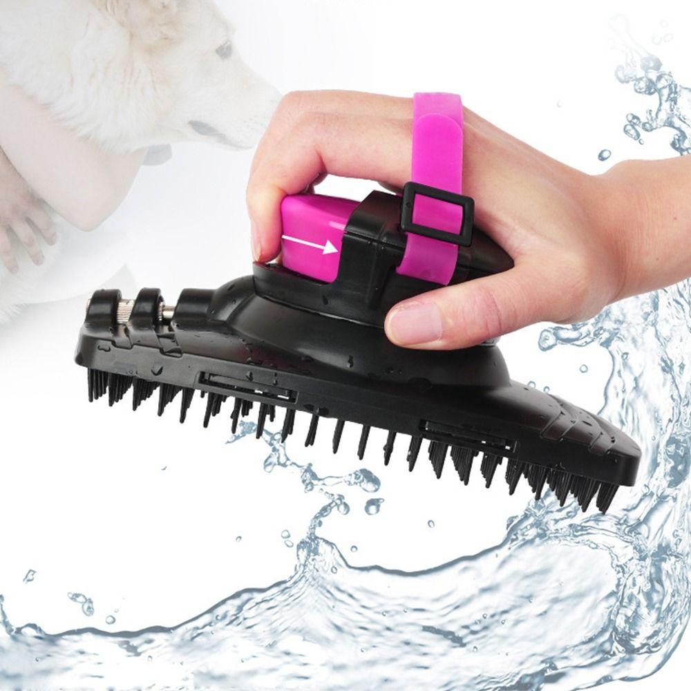 Sprayable Horse Bath Massage Brush Plastic Pet Bathing Brush Multipurpose Dog Beauty Brush  Dogs