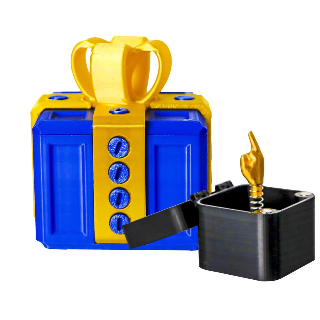3D Printed Prank Gift Box - Novelty Toy