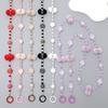 Plush Bead Crossbody Chain Phone Strap Crossbody Lanyard Backpack Lanyards Long Mobile Phone Rope Pendant Camera Strap