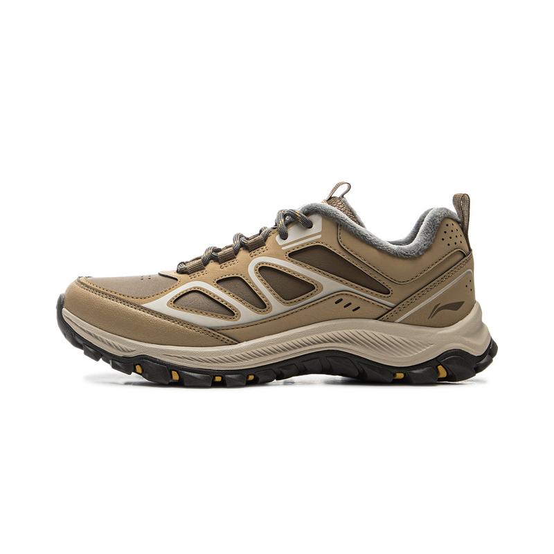 New LiNing Thermal Abrasion Resistant Low top Casual Shoes Women's Brown AGCU538-2