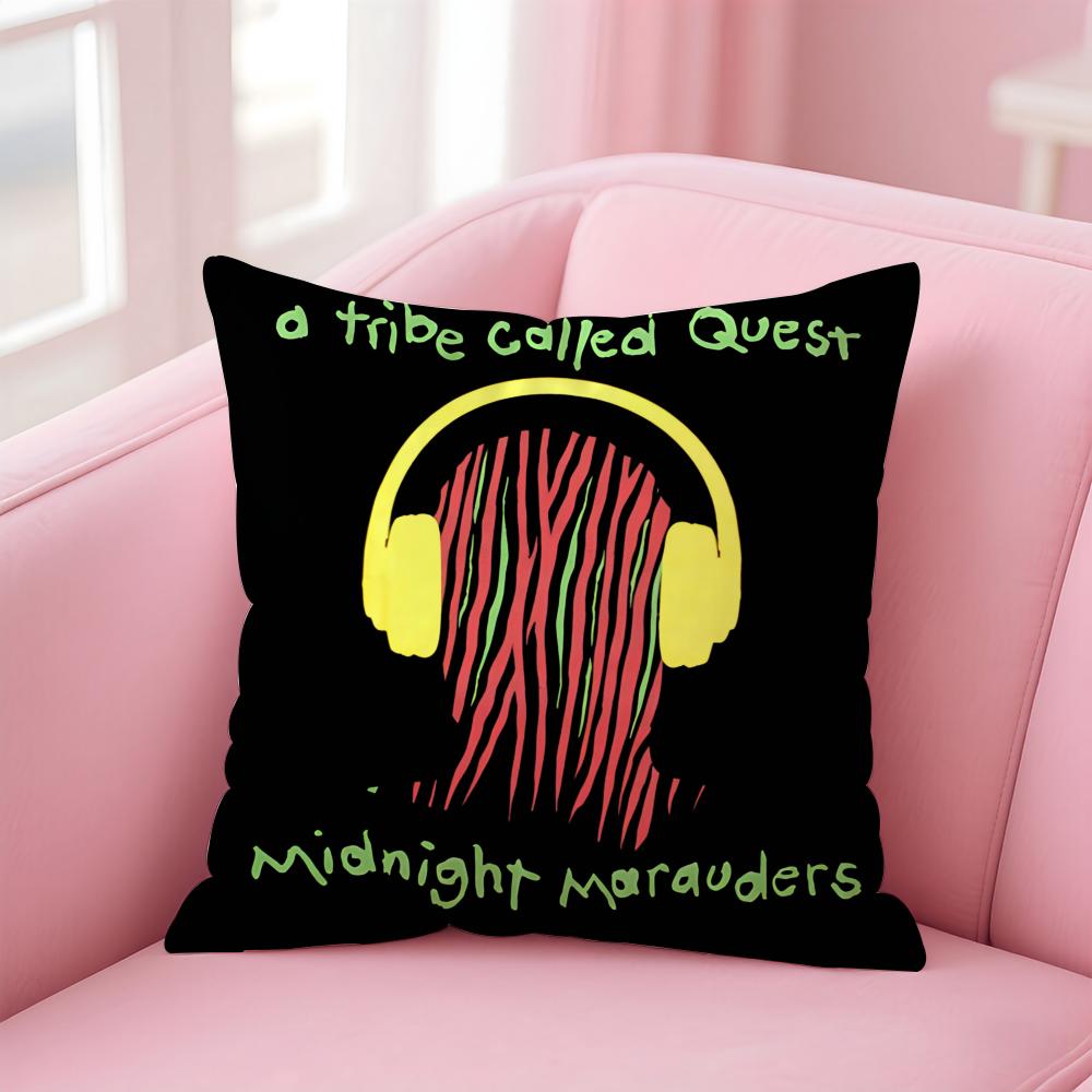 Band A Tribe Called Quest Album Cushion Cover Pillow Case Soft Friendly Fabric Concealed Zipper
