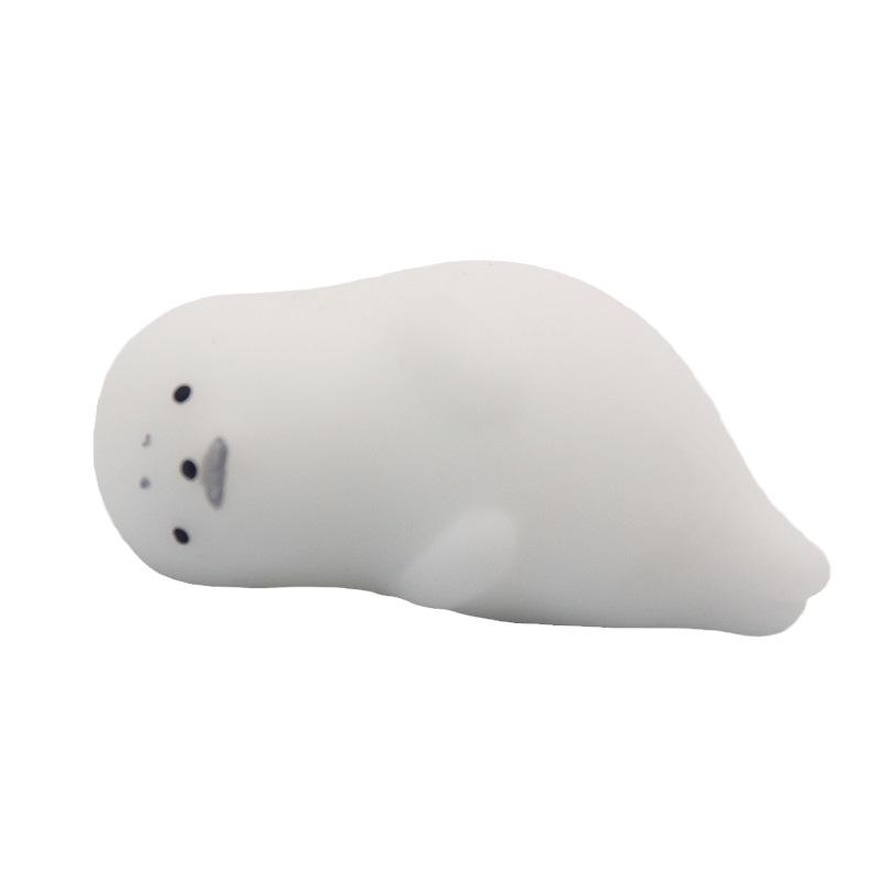 Japan Moe Small Animal Squeeze Toy: Soft Rubber Dumpling Peach