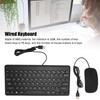 Round Keycap Wired Keyboard Silent USB Keyboard Mouse Keyboard Mouse Combo  Computer Accessories