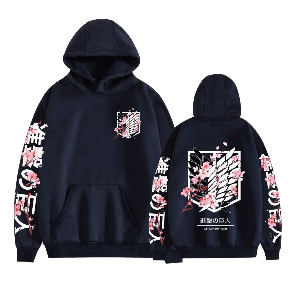 Attack On Giants Surrounding Hoodies Loose Casual Men's Women's Trendy Autumn/Winter Hoodie