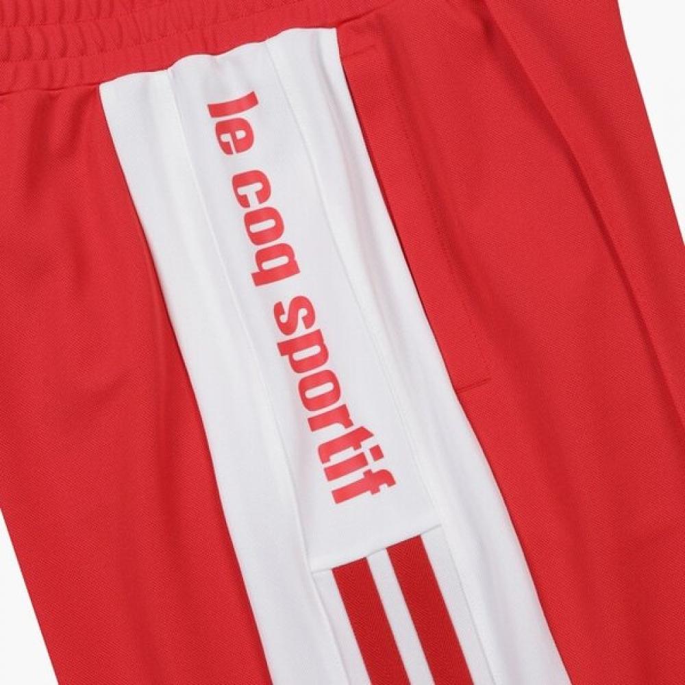 Le Coq Sportif [saLe][70  Off] Sunday Wide Track Pants Red   Qp123tfp32   Unisex