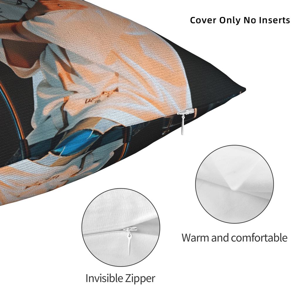 Rapper Milo J 111 Pillow Case Soft Pillow Cover For Sofa Couch Bed Living Room Vintage Pillowcases
