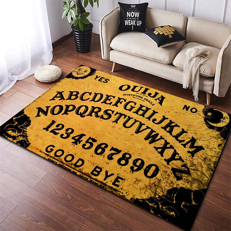 Ouija-Brett, großer Teppich für Wohnzimmer, Teppich, Schlafzimmer, Badematte, weicher Teppich, Heimdekoration