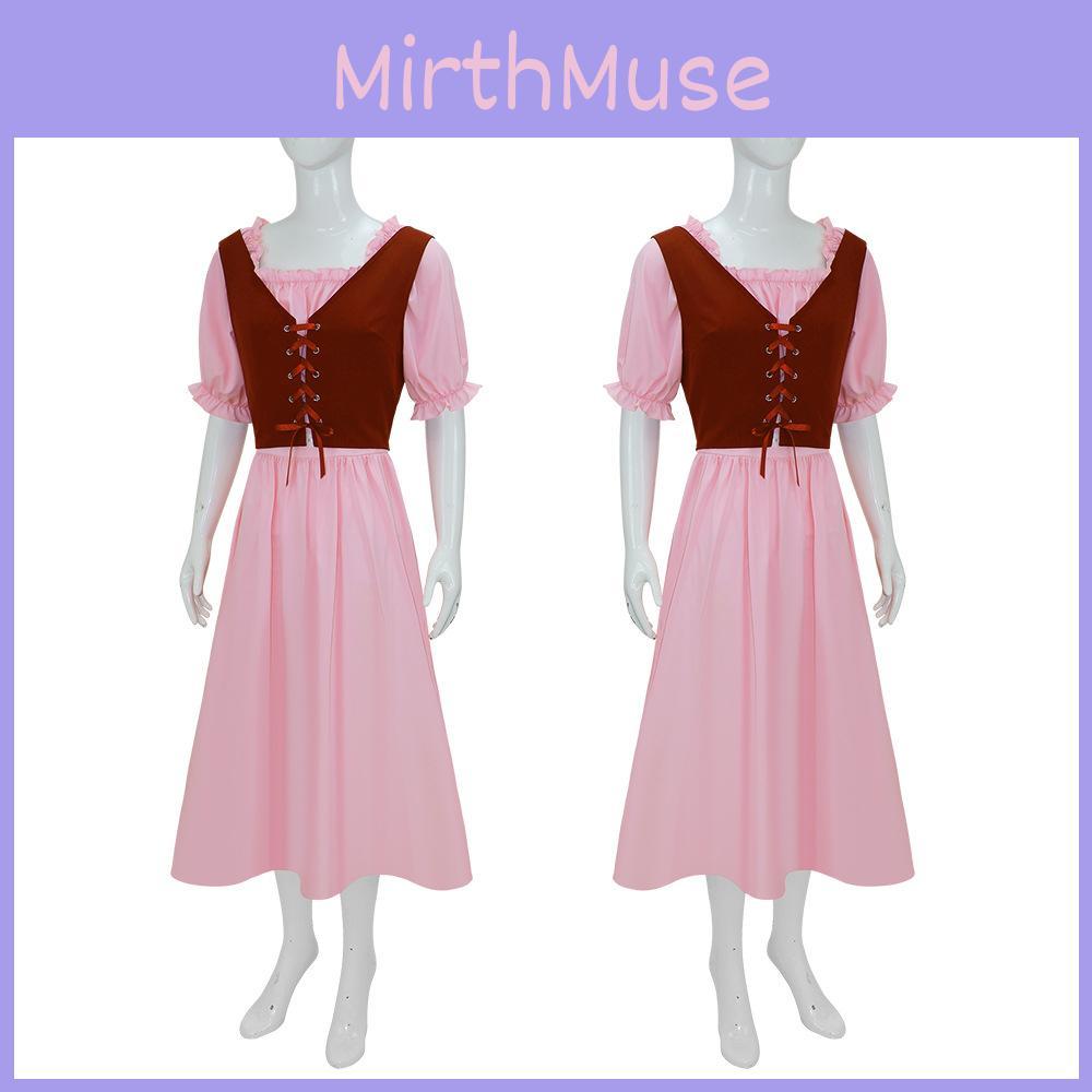 Middle Cosplay Ages Costume Role Play Halloween Stage Performance Gift Girl