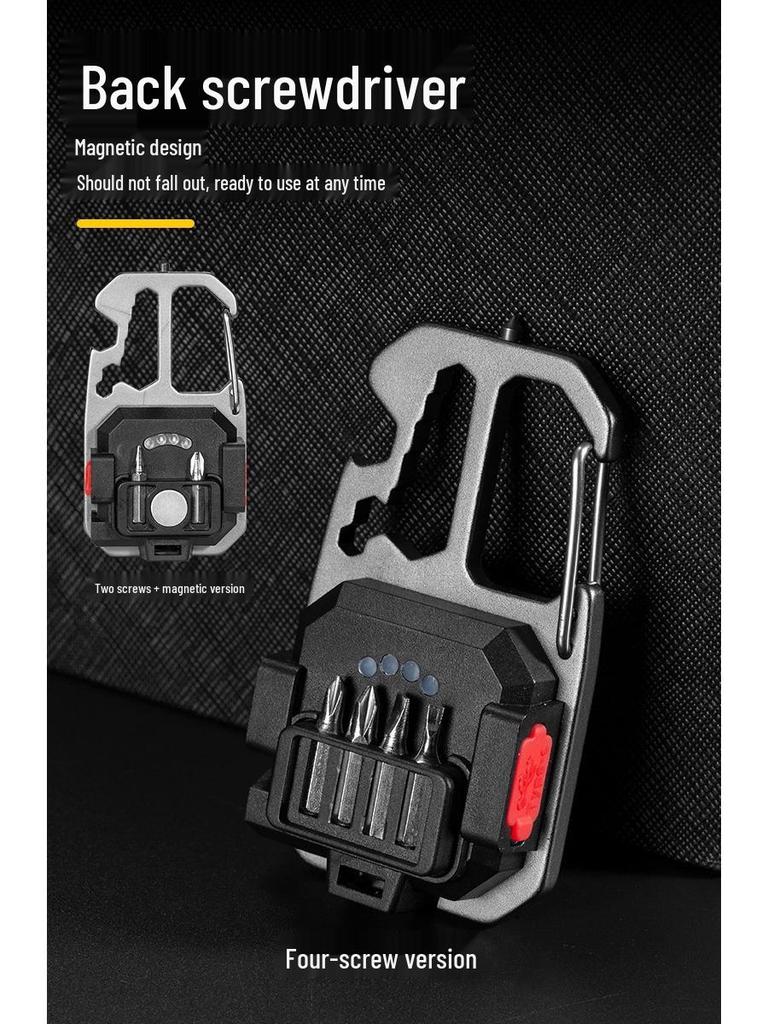 Ultra-Bright LED Keychain Multi-Function Emergency & Outdoor Flashlight