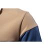 TrendHub Herren Premium Design Sweatshirt Colorblock Hoodies Langarm Business Casual Soziales Sweatshirt