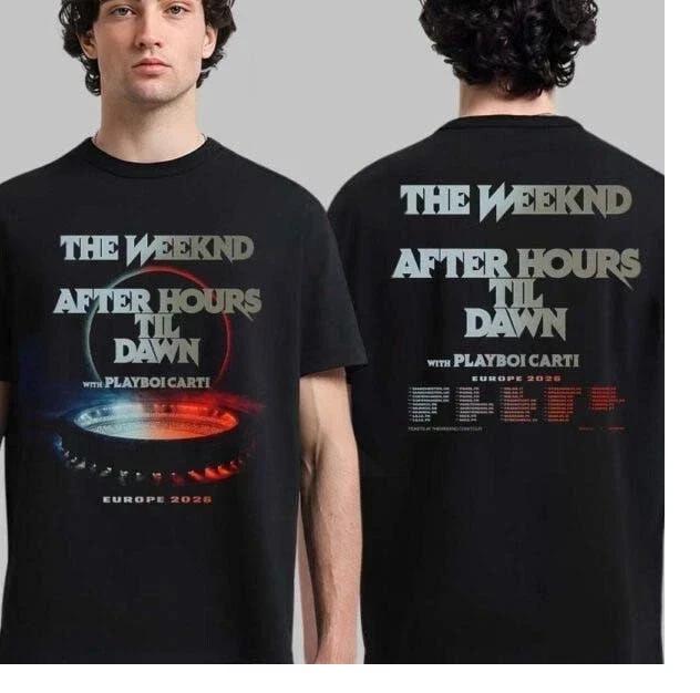 The Weeknd After Hours Til Dawn Tour 2026 T-Shirt 4XL