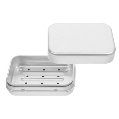 Japanische Aluminiumbox 180ml Seifenablage 98x68x35mm Auslaufsicherer Deckel Reise Tragbarer Seifenbehälter Badezimmer Metallschale