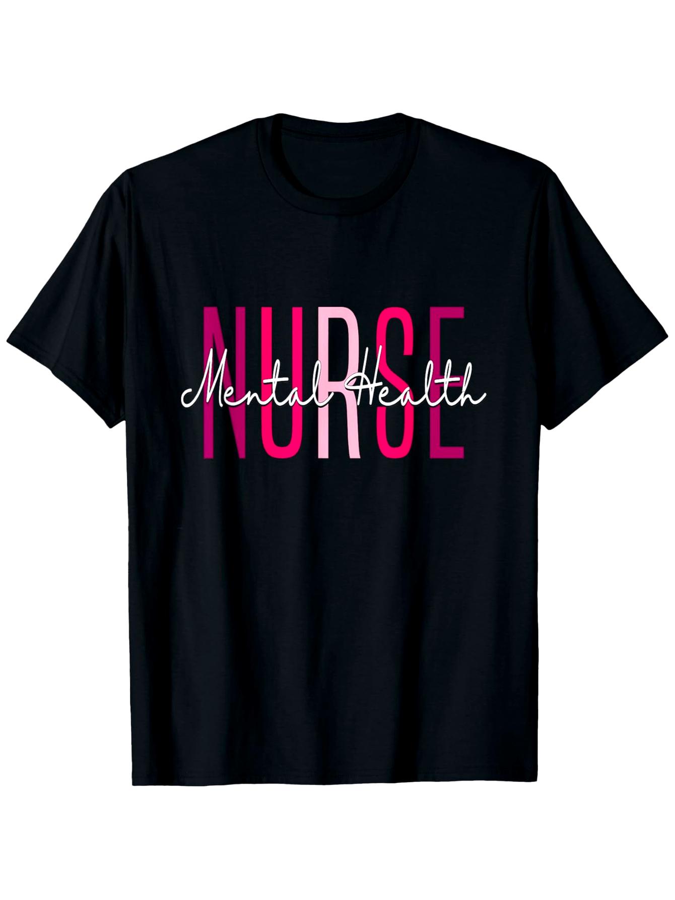 Vintage Psychiatric Mental Health Nurse Psych Nurse Nursing T-Shirt S разноцветный