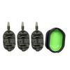 3+1 Set European Style Zinc Alloy Feeder Cage for Carp Fishing Bait Dispenser with Easy Setup Sturdy Design Saves Bait
