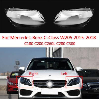 Copertura Faro Auto Vetro Lente Faro Cassa Guscio Auto Per Benz 2015-2018 Classe C W205 C180 C200 C260L C280