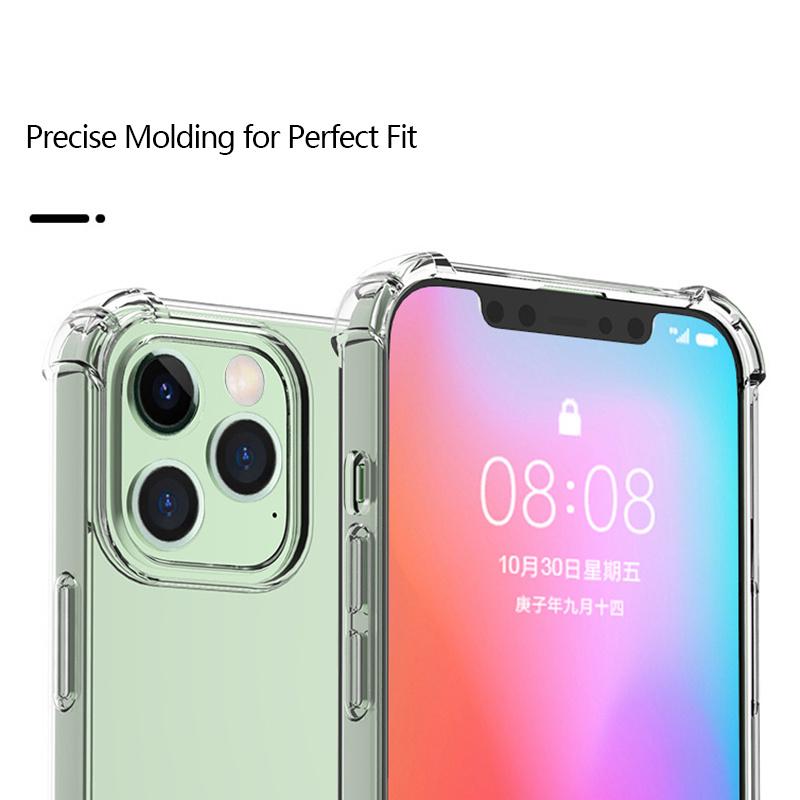 Bulk Purchasing For iPhone 13 Phone Case 1.5mm Anti-Drop Corner TPU Cover Ultra Transparent