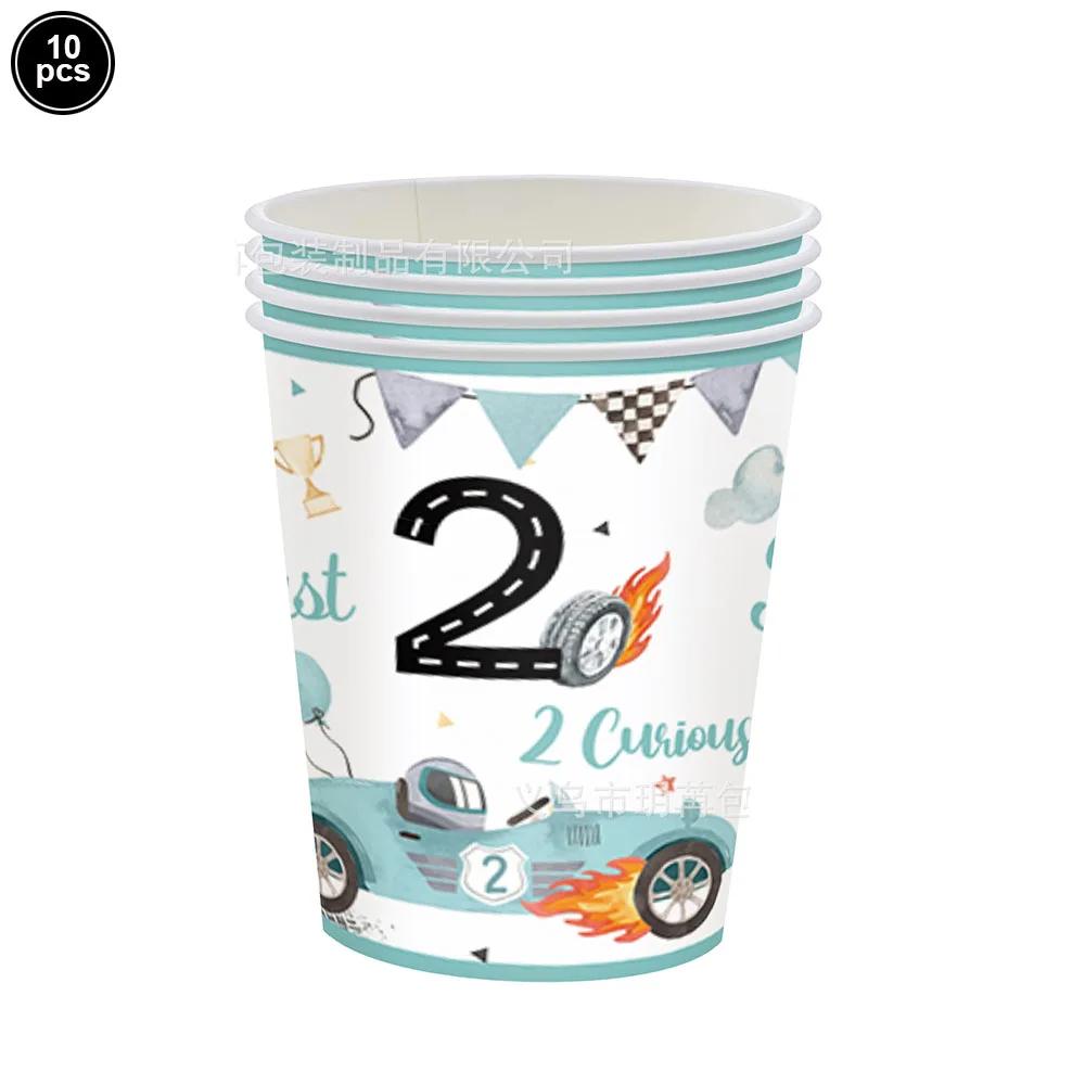 Two Fast Theme Disposable Tablecloth Racing Car Birthday Party Supplies Kids 2nd Birthday Party Decorations