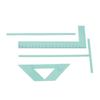 4PCS Precision Bookbinding Ruler Kit Multifunctional Corner Cutting Square Set  For Scrapbook