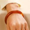 Marmor Mehrfarbiges Armband Damen Retro Rund Halbtransparent Acryl Persönlichkeit Boudoir Imitation Jade Armreif Mode Schmuck