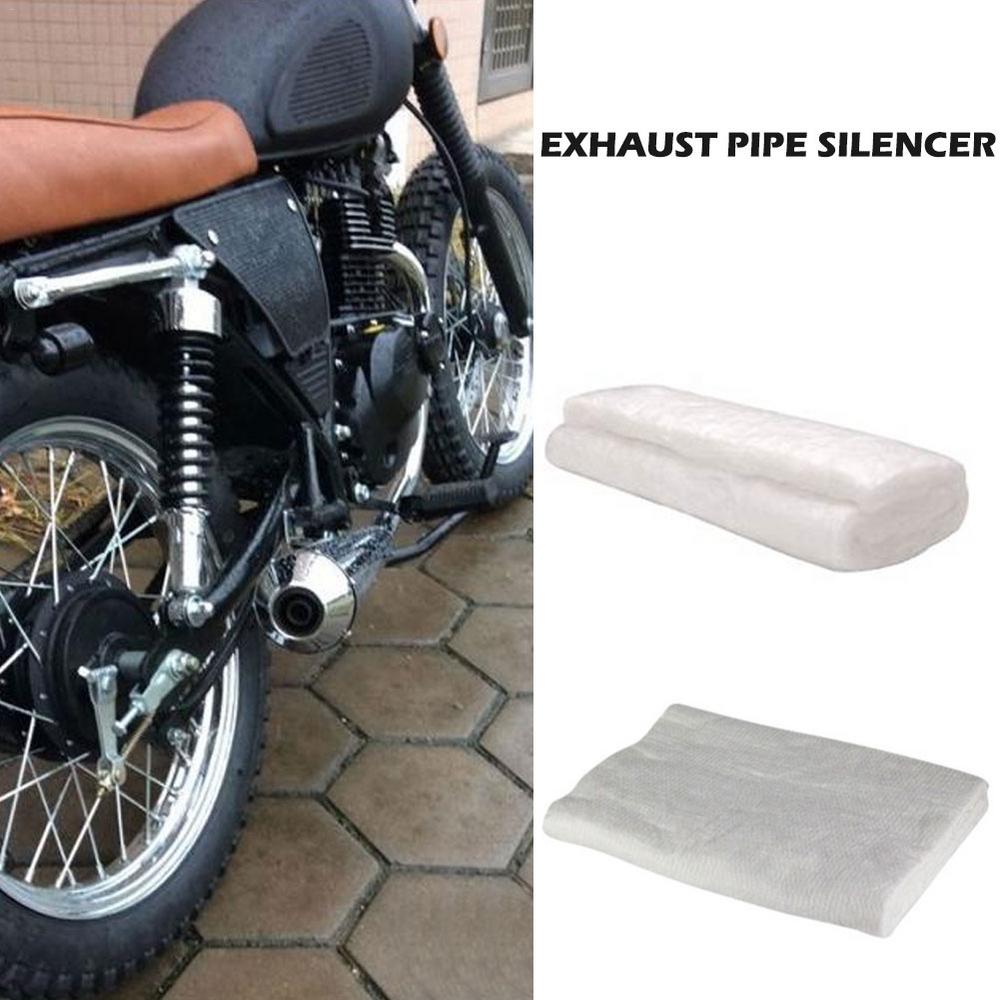 Motorcycle Fiberglass Exhaust Muffler Sound Absorption Insulation Cotton Exhaust Silencer Wadding Sheet Silencer Blanket