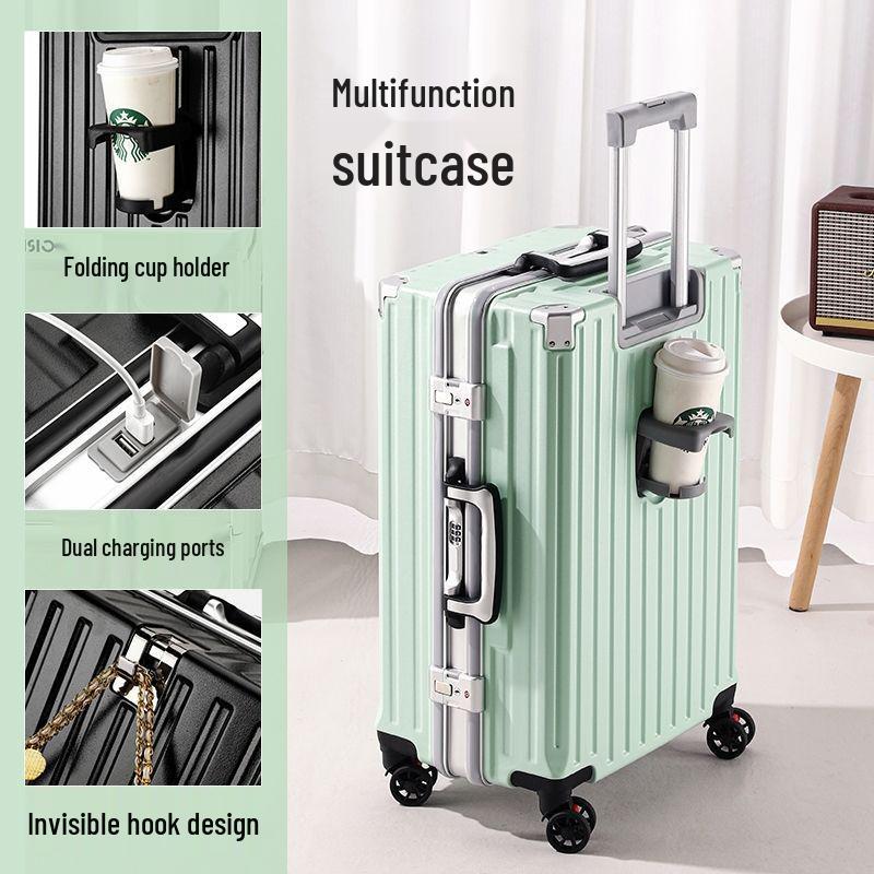 Stevige 20-inch Hardshell Spinner Koffer met Cijferslot – Grote Capaciteit voor Mannen, Vrouwen & Studenten