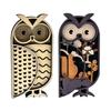 Desktop Owl Sculpture for Office Multi Layer Wooden Figurine, 3D Layered Crafts, Creative Wood Decorative Animal Statues Carving Ornaments Home