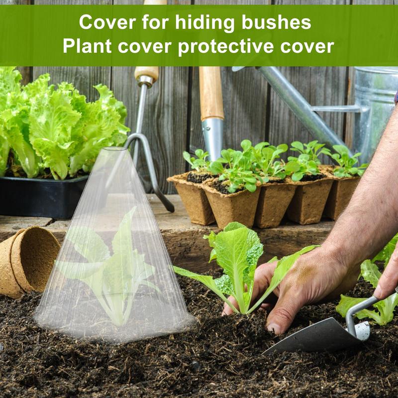 Garden Cloches Reusable Growth Box Planting Tent Guard Plant Protective Clock Cover Protect Plants From Birds Frost Snail
