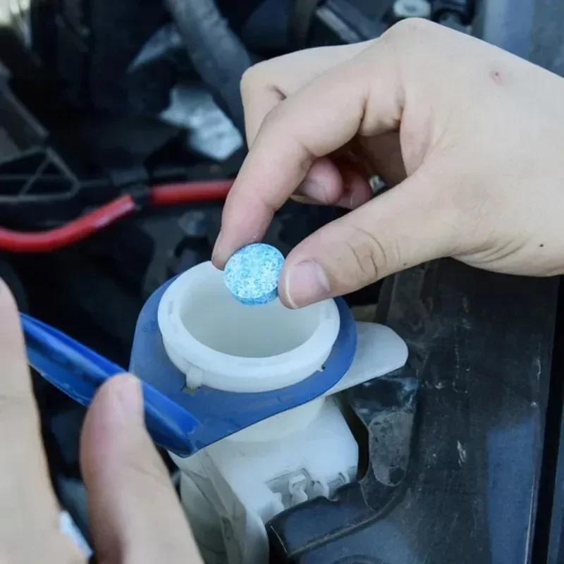 10-200PCS Car Windshield Glass Concentrated Washer Tablets Car Effervescent Wiper Glass Solid Cleaning Tablets for Car Window