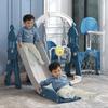 4-in-1 Indoor/Outdoor Kids Playset: Slide, Swing & More