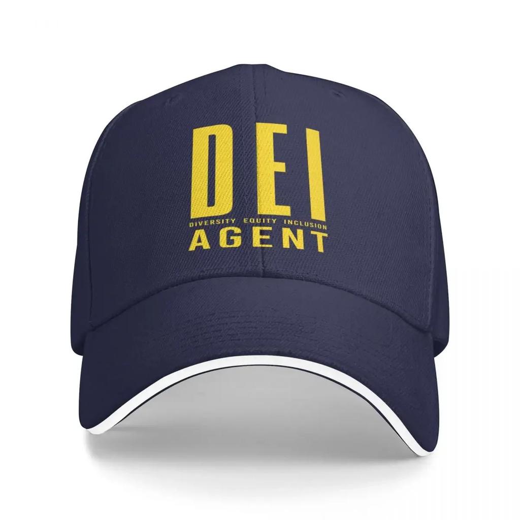 DEI Agent Baseball Cap Golf Hat Rave funny hat Hats Woman Men's