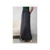 AZUL DENIM Overlap Long Skirt BLU