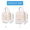 Lovely Lunch Box Portable Lunch Case Thermal Insulated Bag Reusable Lunch Bag Simple Coolers Bag for School