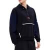 Fila Fleece Kapuzenpullover Amerikanisches Sweatshirt Herren Sweatshirts Schwarz F11M249211F-BK